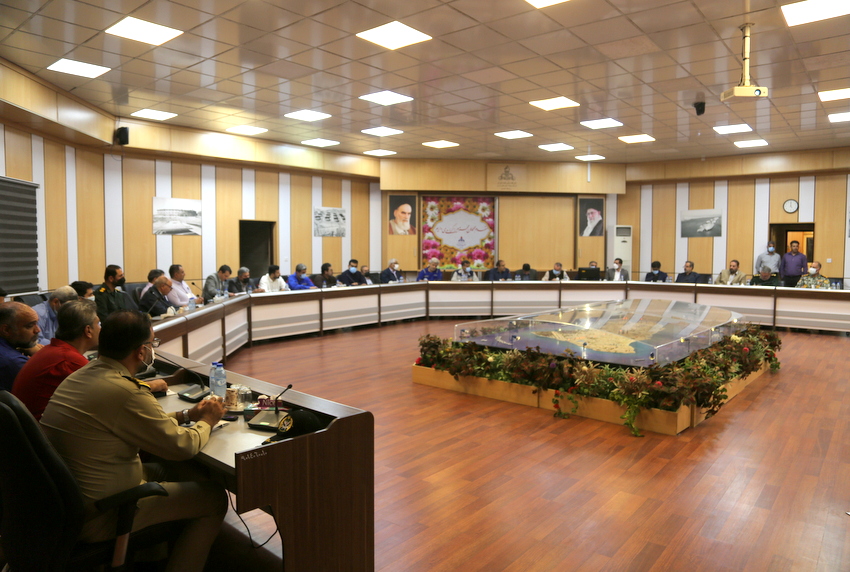 فرمانده ارشد پدافند غیر عامل جزیره خارگ  1