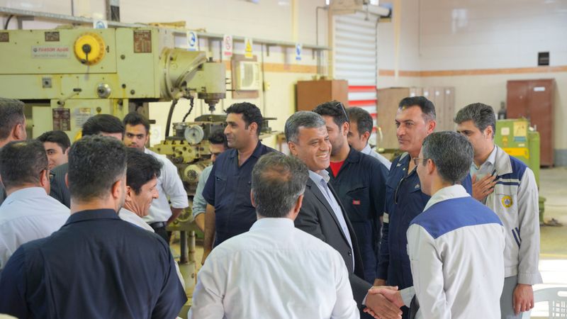 دیدار نوروزی مدیرعامل شرکت پایانه های نفتی ایران با کارکنان+ غریبی 39