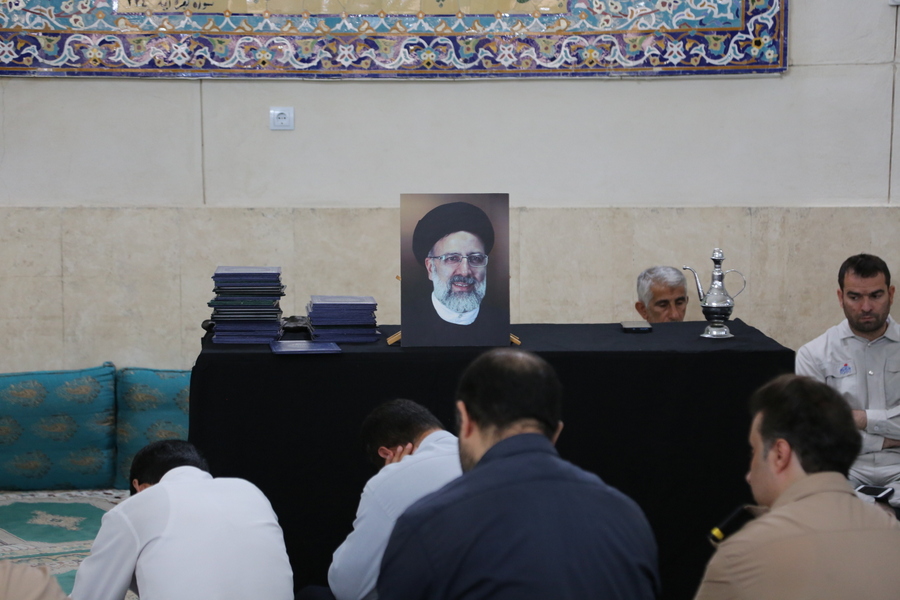 مراسم شهادت رئیسی + خارگ 5