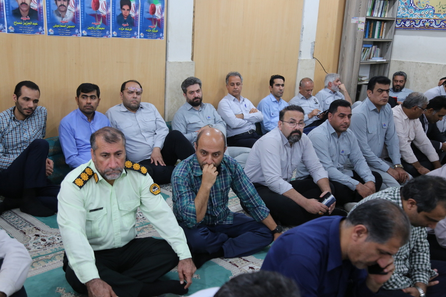 مراسم شهادت رئیسی + خارگ 9