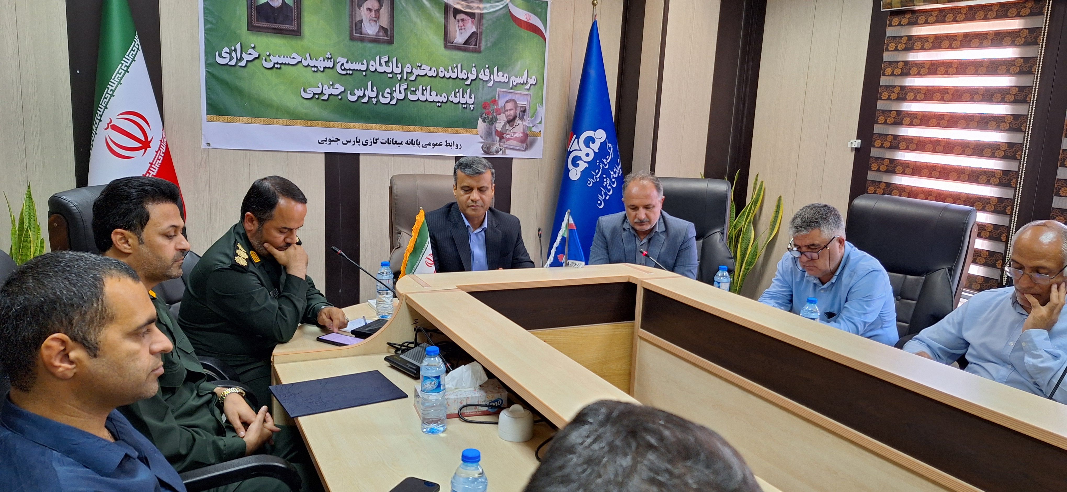 عباس غریبی + معارفه فرمانده بسیج عسلویه 4