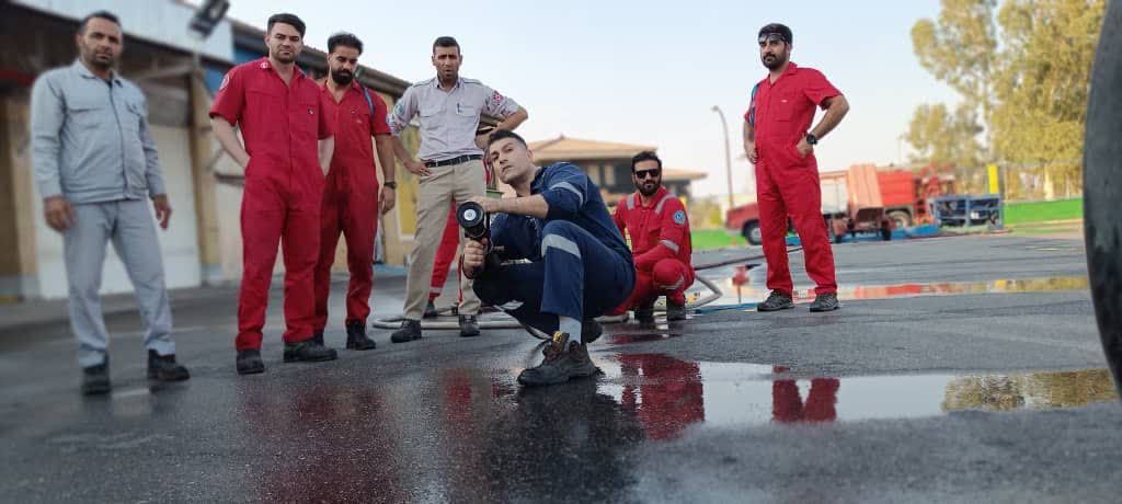 برگزاری دوره تخصصی ایمنی فرودگاهی در پایانه نفتی خارگ 1