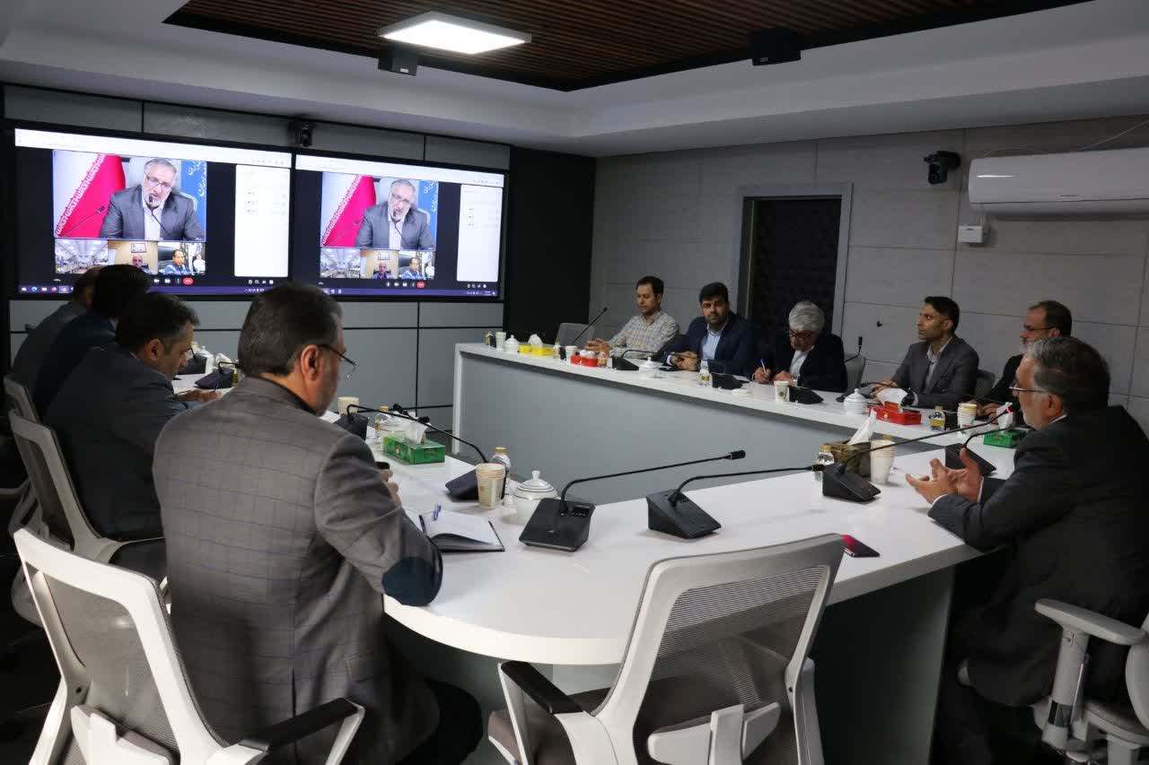 نشست ویدئوکنفرانسی مدیرعامل با روسای مناطق 1