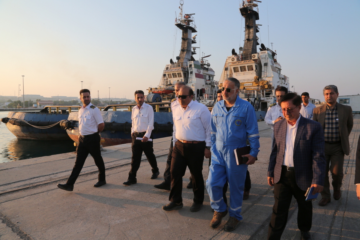 بازدید + مدیرعامل+ عملیات دریایی 9
