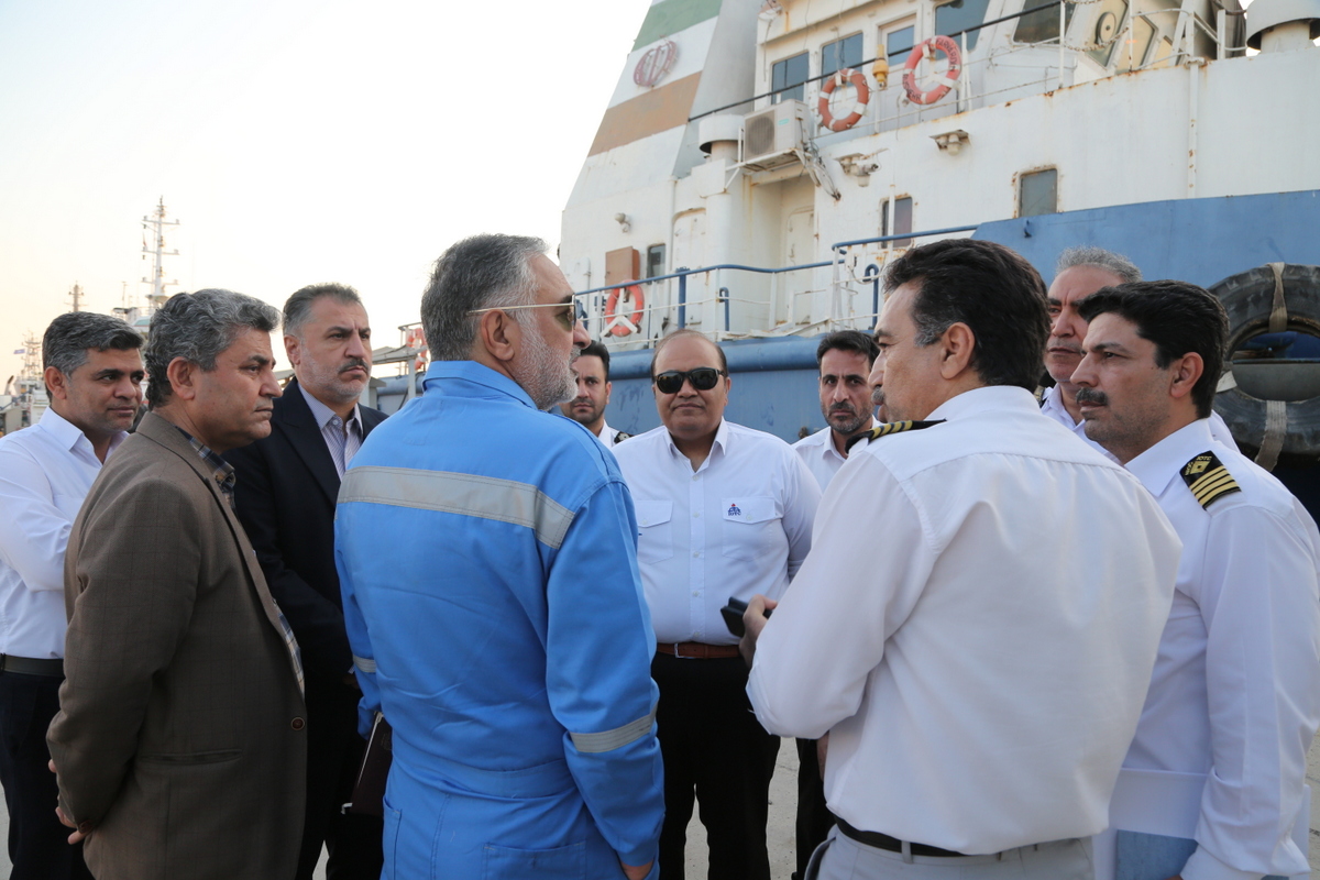 بازدید + مدیرعامل+ عملیات دریایی 12