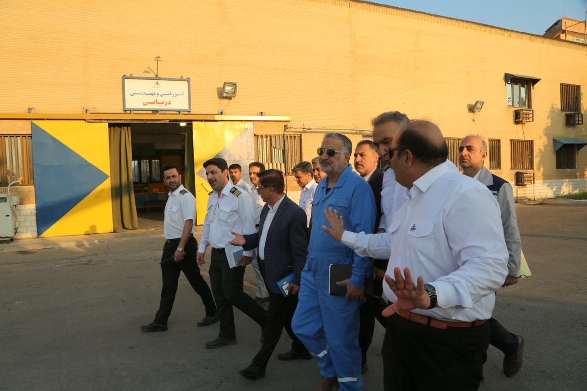 بازدید + مدیرعامل+ عملیات دریایی 13