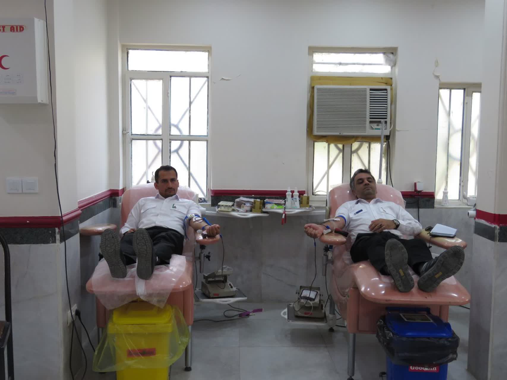 اهدای خون + هفته بسیج + پارس جنوبی 4