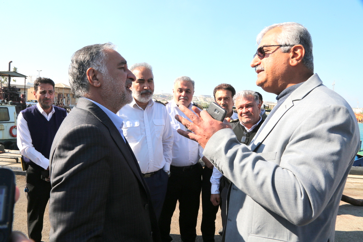 بازدید مدیرعامل عملیات دریایی 1