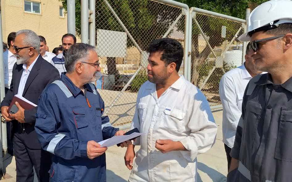 بازدید مدیرعامل + پارس جنوبی +اسدروز 1