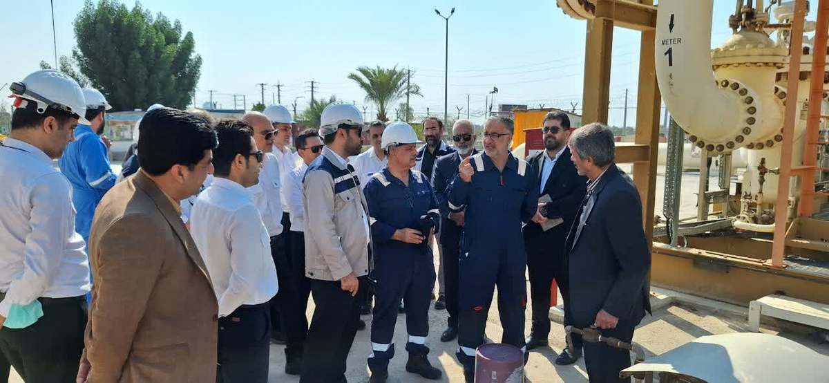 بازدید مدیرعامل + پارس جنوبی +اسدروز 4