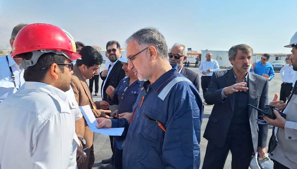 بازدید مدیرعامل + پارس جنوبی +اسدروز 5