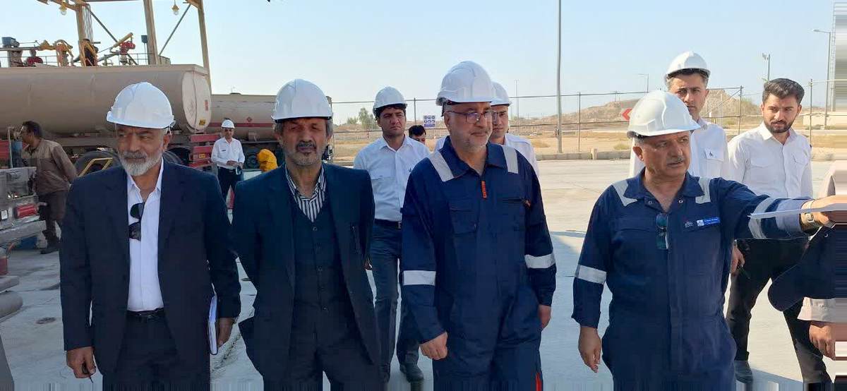 بازدید مدیرعامل + پارس جنوبی +اسدروز 7