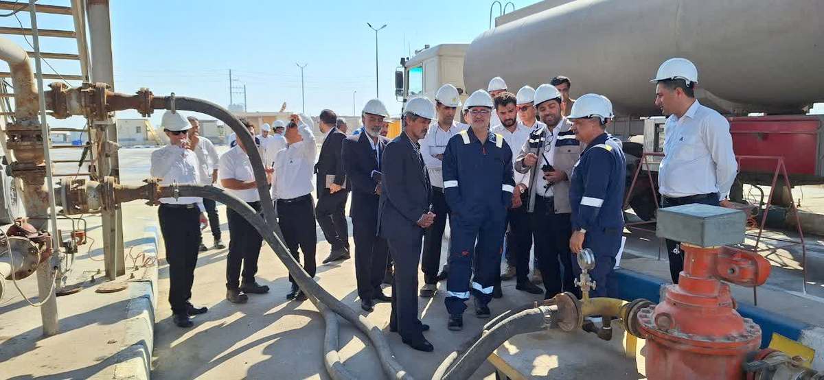 بازدید مدیرعامل + پارس جنوبی +اسدروز 9