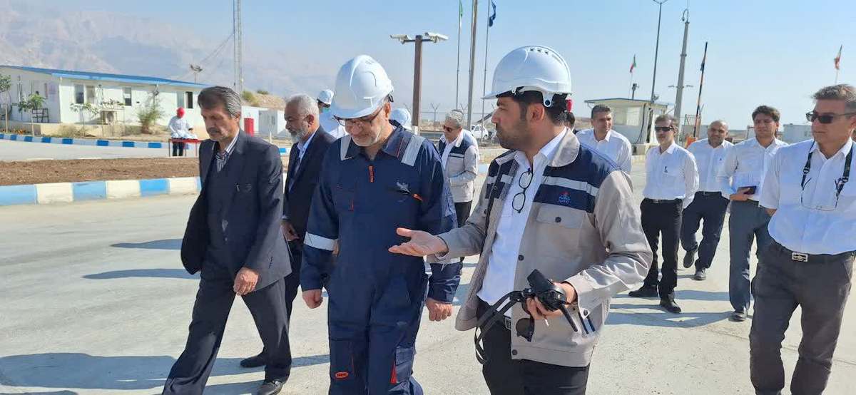بازدید مدیرعامل + پارس جنوبی +اسدروز 10