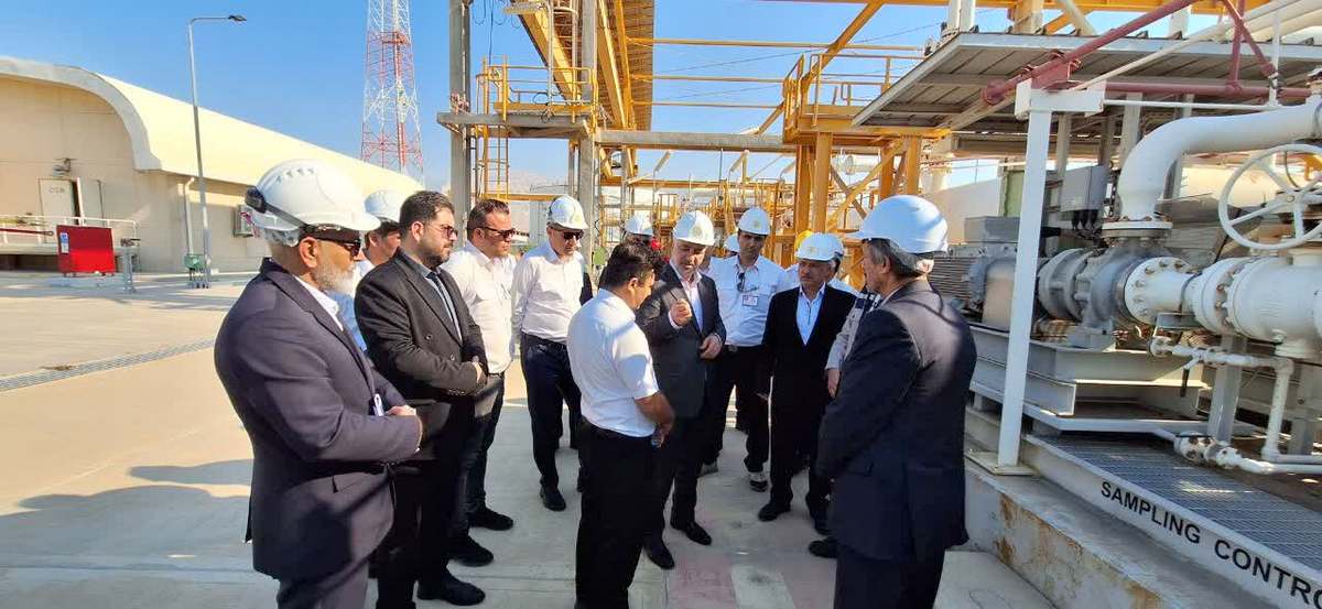 بازدید مدیرعامل + پارس جنوبی +اسدروز 16