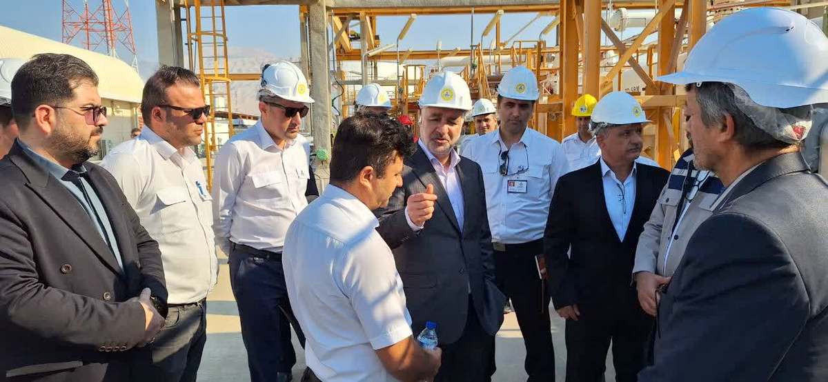 بازدید مدیرعامل + پارس جنوبی +اسدروز 17