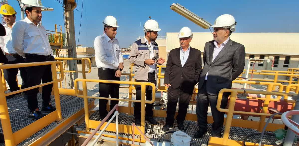 بازدید مدیرعامل + پارس جنوبی +اسدروز 18