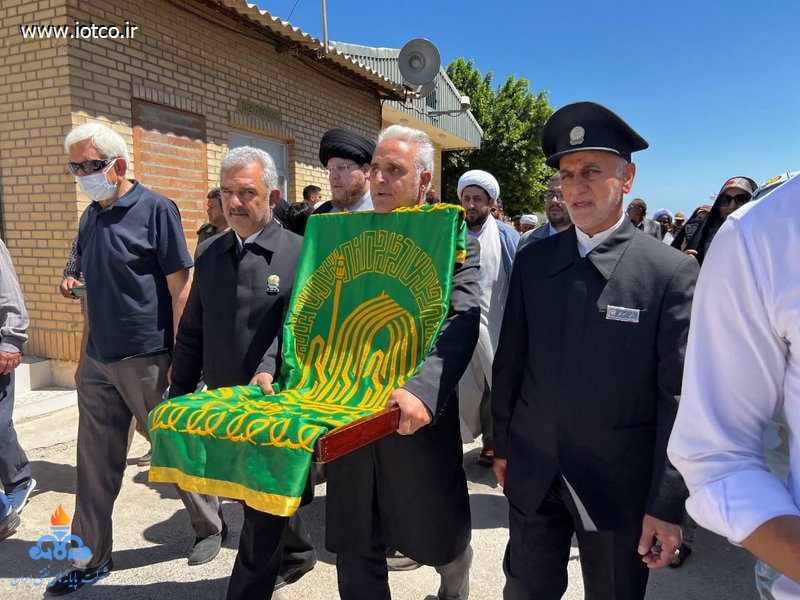 کاروان خدام حرم مطهر رضوی و پرچم متبرک بارگاه ملکوتی امام رضا+ دهه کرامت 9