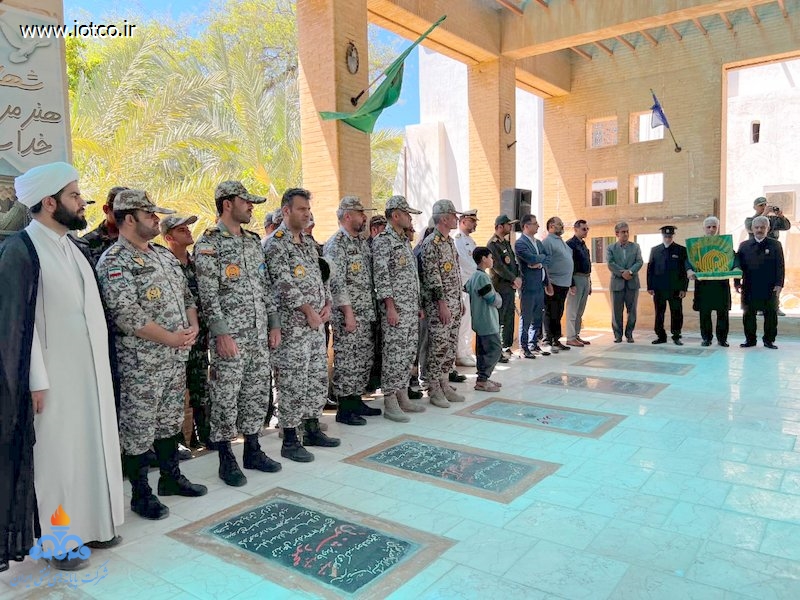 کاروان خدام حرم مطهر رضوی و پرچم متبرک بارگاه ملکوتی امام رضا+ دهه کرامت 21