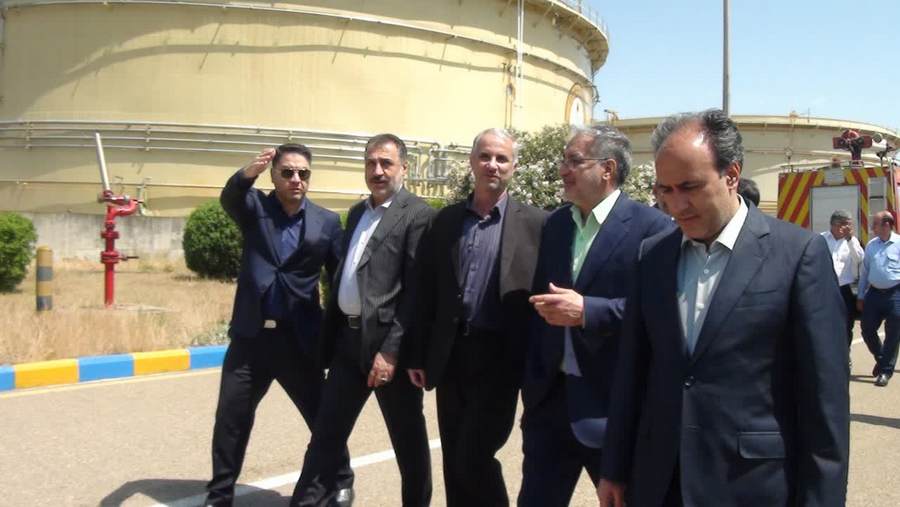 بازدید میدانی +مدیرعامل پایانه های نفتی ایران+پایانه نفتی شمال 6