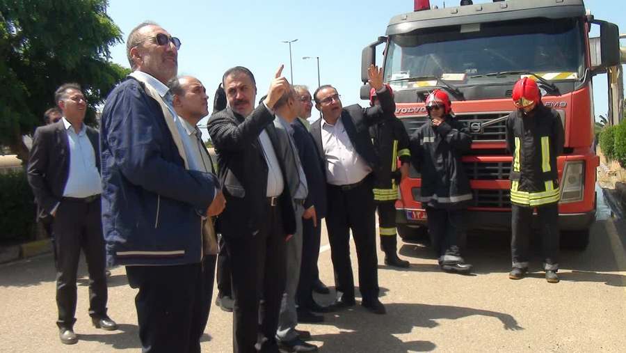 بازدید میدانی +مدیرعامل پایانه های نفتی ایران+پایانه نفتی شمال 10