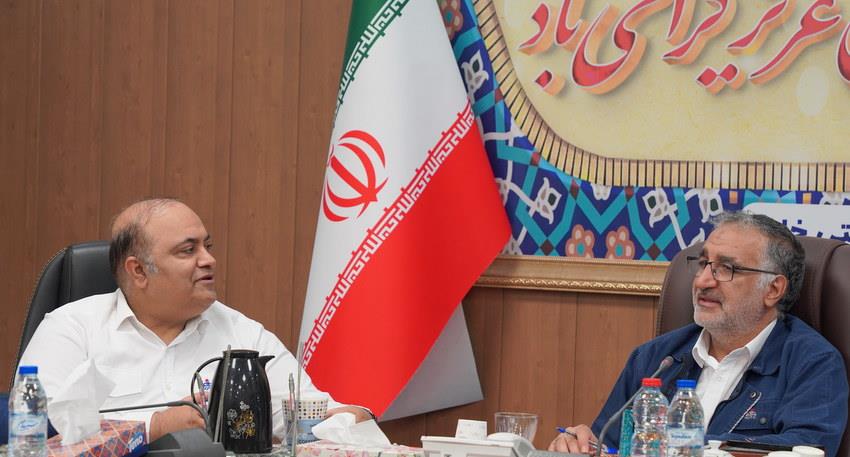 بازدید+مدیرعامل +از پروژه‌ها+پایانه خارگ +عباس اسدروز+میری 10