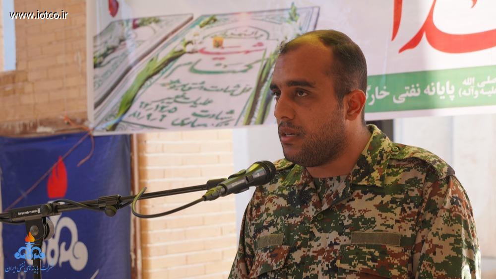 غبارروبی و عطرافشانی + گلزار شهدای+  جزیره خارگ 17