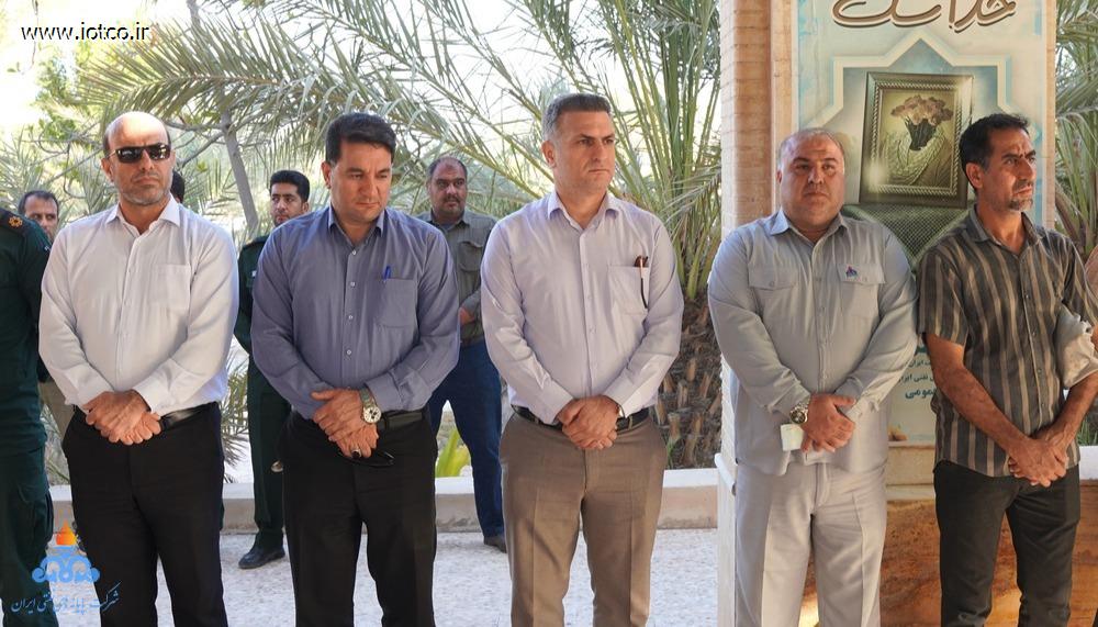 غبارروبی و عطرافشانی + گلزار شهدای+  جزیره خارگ 15