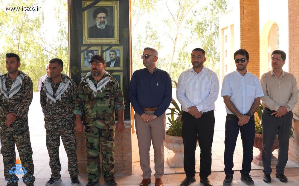 غبارروبی و عطرافشانی + گلزار شهدای+  جزیره خارگ 14