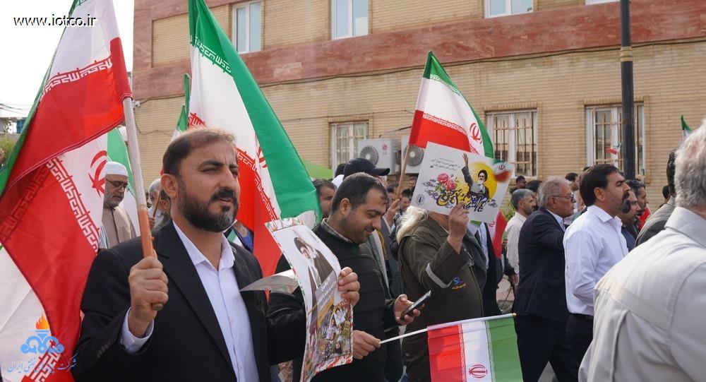 کارکنان شرکت پایانه‌های نفتی ایران + راهپیمایی یوم‌الله ۲۲ بهمن 55