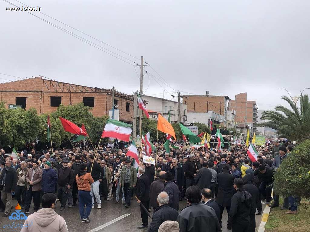 کارکنان شرکت پایانه‌های نفتی ایران + راهپیمایی یوم‌الله ۲۲ بهمن 3