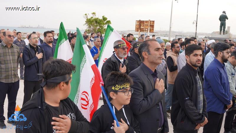 تجمع سوگواران رهبر شهید انقلاب در جزیره خارگ 48