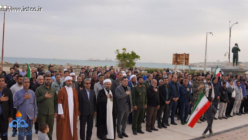 تجمع سوگواران رهبر شهید انقلاب در جزیره خارگ 47