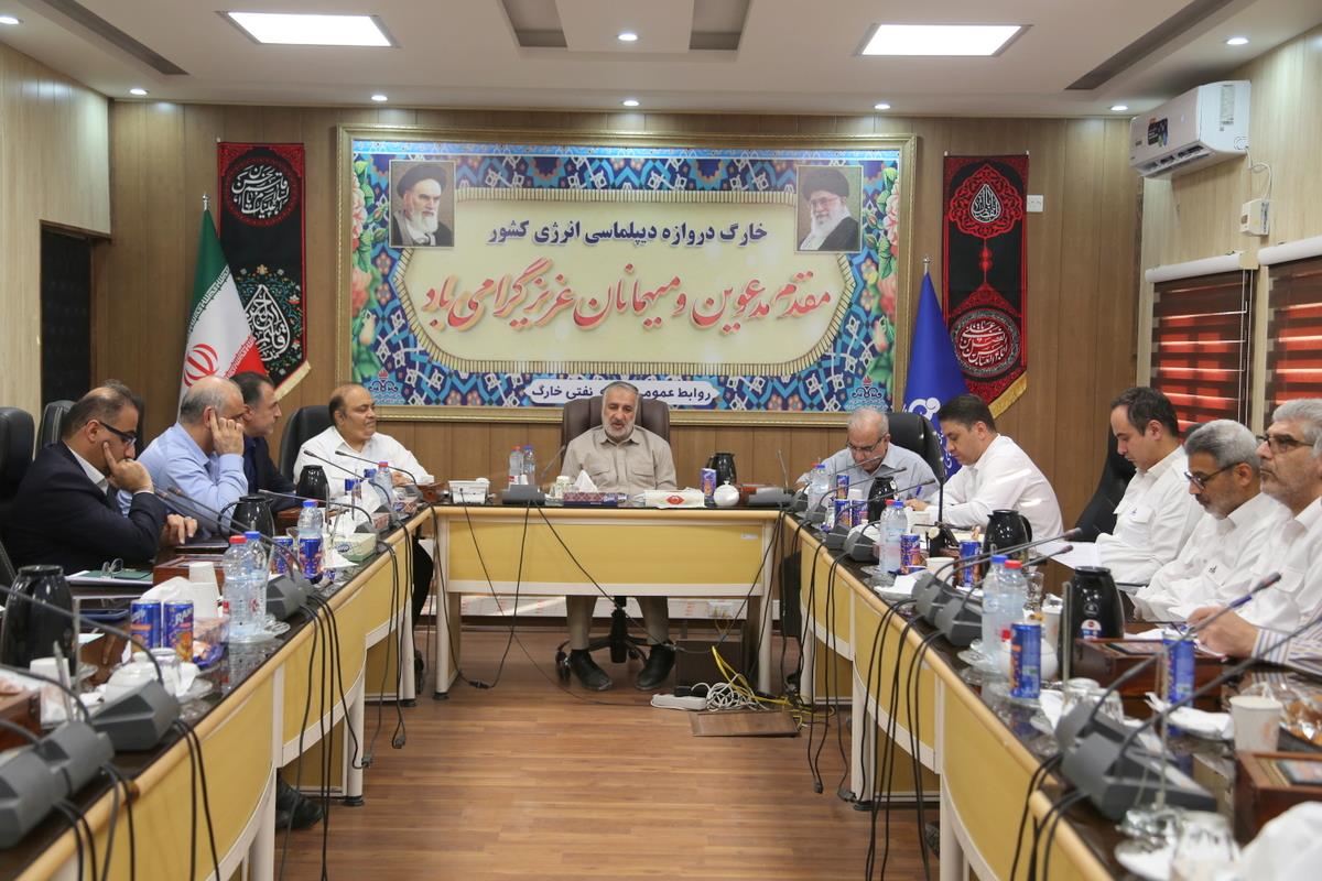 جلسه + مدیرعامل +اسدروز+پایانه های نفتی ایران+میری 20