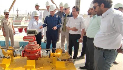 بازدید مدیریت ارشد شرکت پایانه های نفتی ایران از پایانه میعانات گازی پارس جنوبی