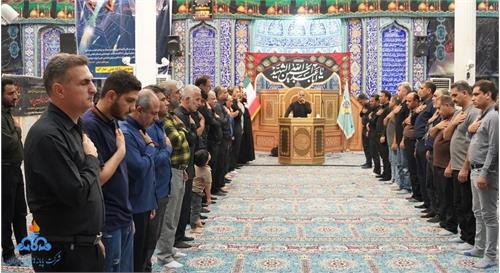 مراسم پرفیض شب پنجم محرم در مسجد ولی‌عصر (عج) خارگ برگزار شد