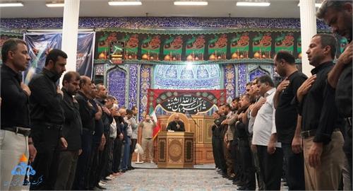 مراسم شب هفتم محرم در مسجد ولی‌عصر (عج) جزیره خارگ برگزار شد