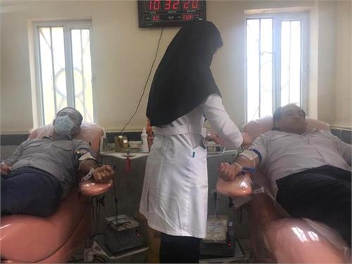 اهدای خون کارکنان پایانه میعانات گازی پارس جنوبی به مناسبت هفته انتقال خون