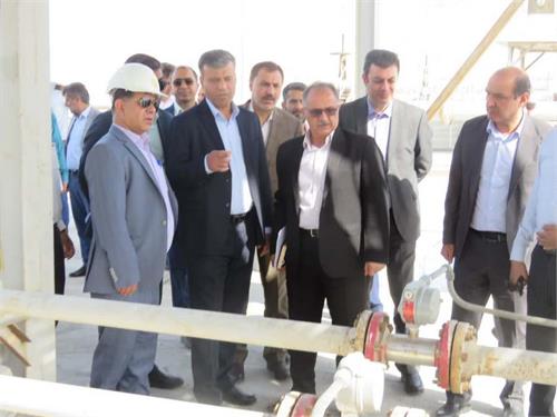 بازدید سرپرست شرکت پایانه های نفتی ایران از پایانه میعانات گازی پارس جنوبی