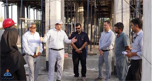 روند اجرای پروژه احداث خوابگاه یاس ۳ در خارگ بررسی شد