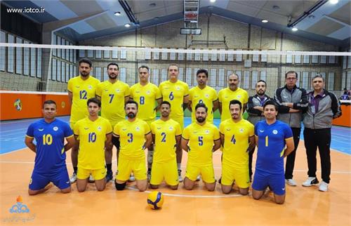 قهرمانی تیم والیبال شرکت پایانه‌های نفتی ایران در المپیاد سراسری وزارت نفت