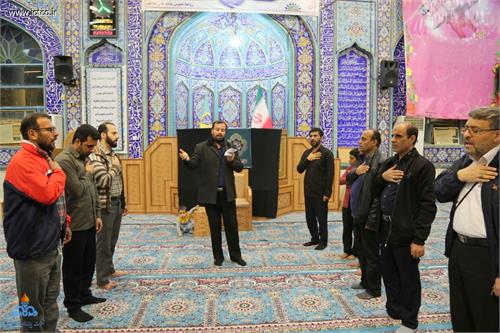 برگزاری مراسم شهادت امام موسی کاظم (ع) در پایانه نفتی خارگ