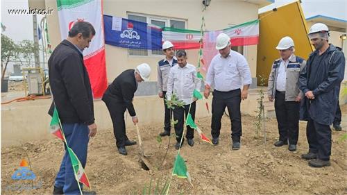 برگزاری آیین روز درختکاری در پایانه میعانات گازی پارس جنوبی