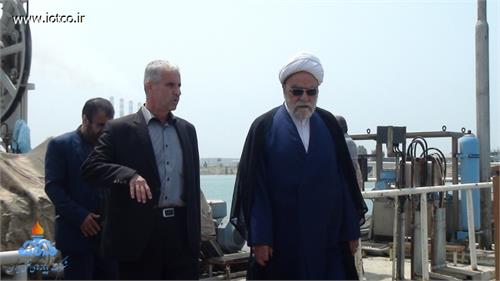 بازدید امام جمعه بهشهر از پایانه نفتی شمال / تأکید بر نقش راهبردی در توسعه اقتصادی