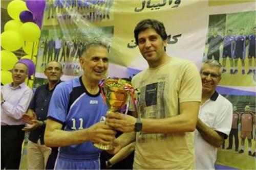 تیم والیبال ایمنی قهرمان مسابقات کارکنان شرکت پایانه های نفتی ایران