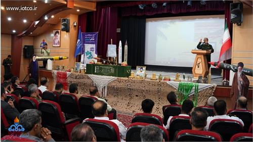 مراسم گرامیداشت سالروز آزادسازی خرمشهر در پایانه نفتی خارگ برگزار شد