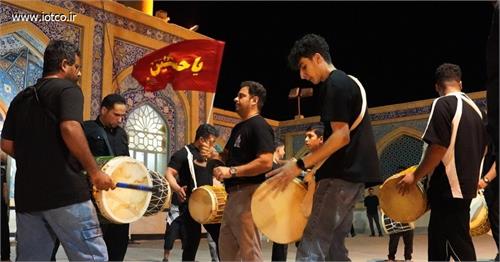 مراسم شب چهارم محرم در مسجد ولی‌عصر (عج) خارگ با حضور عزاداران حسینی برگزار شد