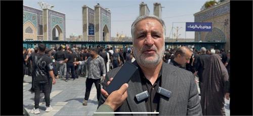 اسدروز: خدمت به زائران امام رضا (علیه السلام) افتخاری بزرگ و فرصتی ارزشمند است